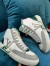 Louis Vuitton White Charlie Sneaker Boots With Vert Detail