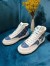 Louis Vuitton Charlie Sneaker Boots In Blue Monogram Denim