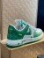 Louis Vuitton And Nike Air Force 1 Sneakers In Green/White