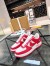 Louis Vuitton And Nike Air Force 1 Sneakers In Red/White