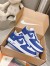 Louis Vuitton And Nike Air Force 1 Sneakers In Blue/White