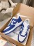 Louis Vuitton And Nike Air Force 1 Sneakers In Blue/White
