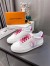 Louis Vuitton Time Out Sneakers with Fuchsia Printed