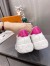 Louis Vuitton Time Out Sneakers with Fuchsia Printed