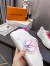 Louis Vuitton Time Out Sneakers with Fuchsia Printed