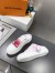Louis Vuitton Time Out Open Back Sneakers with Fuchsia Printed 