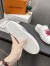 Louis Vuitton Time Out Open Back Sneakers with Fuchsia Printed 