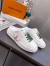 Louis Vuitton Time Out Open Back Sneakers with Green Printed 