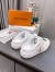 Louis Vuitton Time Out Open Back Sneakers with Green Printed 