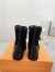 Louis Vuitton Territory Flat Ranger Boots In Black Leather with Wool