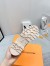Louis Vuitton Territory Flat Ranger Boots In Cream Leather with Wool