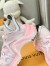 Louis Vuitton LV Archlight Sneakers in Mesh with Pink Leather