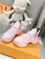 Louis Vuitton LV Archlight Sneakers in Mesh with Pink Leather