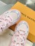 Louis Vuitton LV Archlight Sneakers in Mesh with Pink Leather