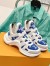 Louis Vuitton LV Archlight Sneakers In Blue Monogram velvet