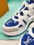 Louis Vuitton LV Archlight Sneakers In Blue Monogram velvet