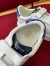Louis Vuitton Time Out Velcro Sneakers with Blue Velvet Heel