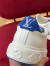 Louis Vuitton Time Out Velcro Sneakers with Blue Velvet Heel
