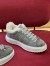 Louis Vuitton Time Out Sneakers in Grey Suede with Shearling 