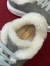 Louis Vuitton Time Out Sneakers in Grey Suede with Shearling 