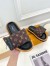Louis Vuitton Women's Pool Pillow Flat Comfort Mules In Monogram Nylon