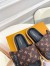 Louis Vuitton Women's Pool Pillow Flat Comfort Mules In Monogram Nylon