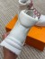 Louis Vuitton Ruby Flat Ranger Boots In White Leather