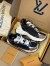 Louis Vuitton Women's Run 55 Sneakers In Black Technical Materials