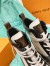 Louis Vuitton Laureate Platform Desert Boots In Grey Suede Leather