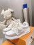 Louis Vuitton LV Skate Sneakers in Beige Mix Materials