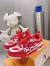 Louis Vuitton LV Skate Sneakers in Red Mix Materials