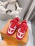 Louis Vuitton LV Skate Sneakers in Red Mix Materials