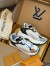 Louis Vuitton Women's Run 55 Sneakers In White Technical Materials