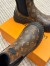 Louis Vuitton Ruby Flat Ankle Boots In Monogram Canvas