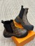 Louis Vuitton Ruby Flat Ankle Boots In Monogram Canvas