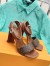 Louis Vuitton Silhouette Sandals in Monogram Canvas with Studs 