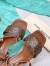 Louis Vuitton Silhouette Sandals in Monogram Canvas with Studs 