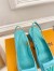 Louis Vuitton Shake Slingback Pumps 55mm In Green Patent Calfskin
