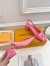 Louis Vuitton Shake Slingback Pumps 55mm In Pink Patent Calfskin