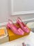Louis Vuitton Shake Slingback Pumps 55mm In Pink Patent Calfskin