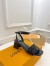 Louis Vuitton Shake Sandals 55mm In Black Patent Calfskin