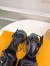 Louis Vuitton Shake Sandals 55mm In Black Patent Calfskin