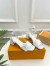 Louis Vuitton Shake Sandals 55mm In White Patent Calfskin