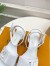 Louis Vuitton Shake Sandals 55mm In White Patent Calfskin