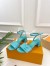 Louis Vuitton Shake Sandals 55mm In Green Patent Calfskin