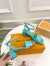 Louis Vuitton Shake Sandals 55mm In Green Patent Calfskin