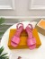 Louis Vuitton Shake Sandals 55mm In Pink Patent Calfskin
