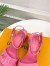 Louis Vuitton Shake Sandals 55mm In Pink Patent Calfskin