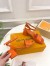 Louis Vuitton Shake Sandals 55mm In Orange Patent Calfskin