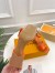 Louis Vuitton Shake Sandals 55mm In Orange Patent Calfskin